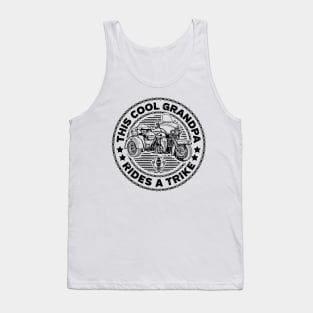 Cool Grandpa Biker Trike Motorcycle Tank Top